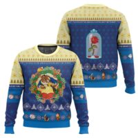 Hooktab Xmas Beauty And The Beast Disney Ugly Christmas Sweater