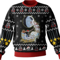 Hooktab Xmas Carriage Star Wars Ugly Christmas Sweater