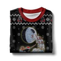 Hooktab Xmas Carriage Star Wars Ugly Christmas Sweater