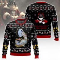Hooktab Xmas Carriage Star Wars Ugly Christmas Sweater