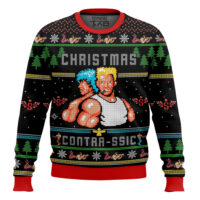 Hooktab Xmas Contra-ssic Contra Ugly Christmas Sweater
