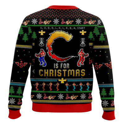 Hooktab Xmas Contra-ssic Contra Ugly Christmas Sweater