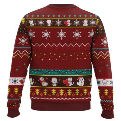 Hooktab Xmas Cute Cat Ugly Christmas Sweater