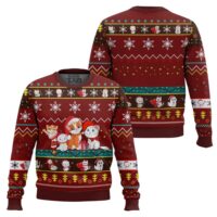 Hooktab Xmas Cute Cat Ugly Christmas Sweater