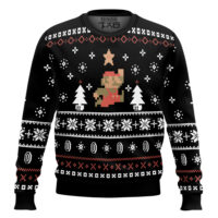 Hooktab Xmas Night Super Mario Ugly Christmas Sweater