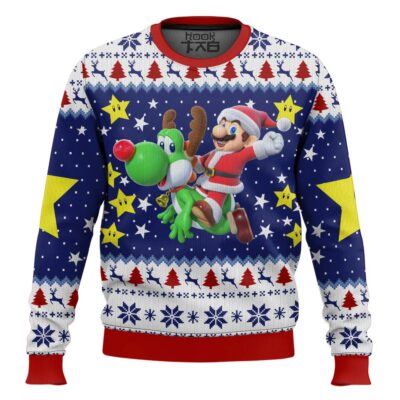 Xmas Odyssey Super Mario Bros. Ugly Christmas Sweater