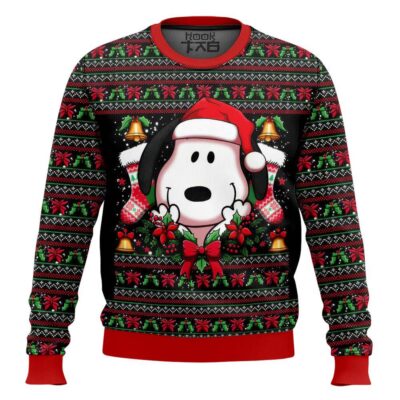 Xmas Snoopy The Charlie Brown and Snoopy Show Ugly Christmas Sweater