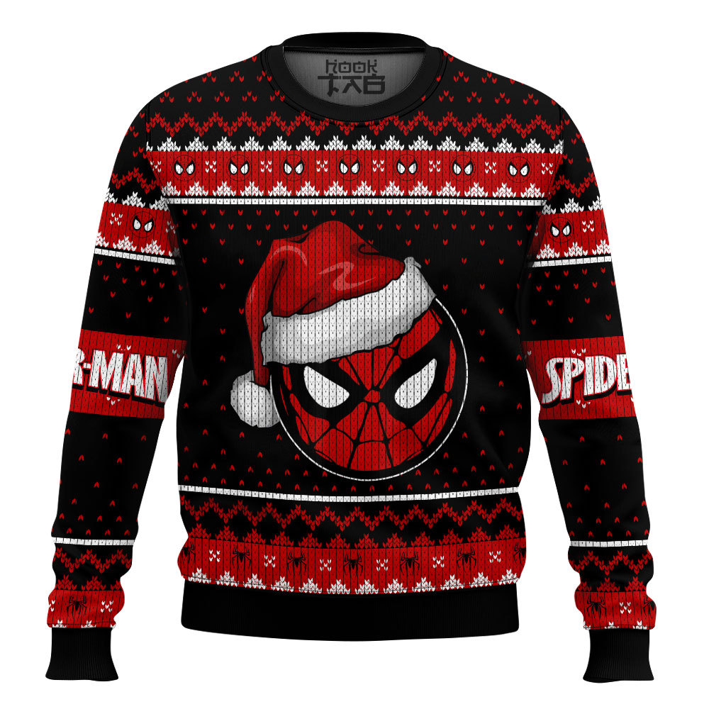 Hooktab Xmas Spider-man Ugly Christmas Sweater Hooktab Xmas Spider-man Ugly Christmas Sweater