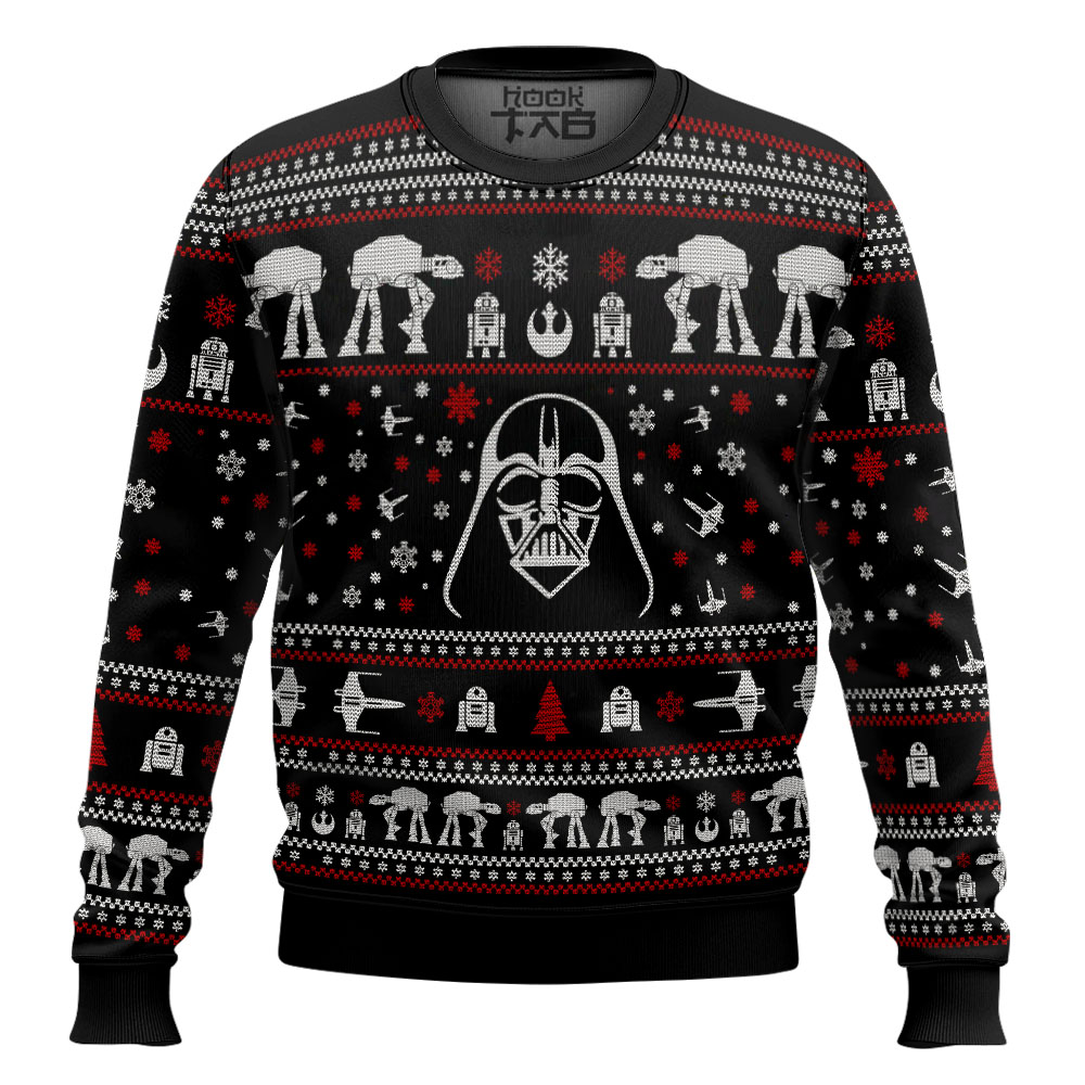 Hooktab Xmas Star Wars Ugly Christmas Sweater Hooktab Xmas Star Wars Ugly Christmas Sweater