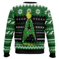 Hooktab Xmas Tree Trek The Halls Star Trek Ugly Christmas Sweater