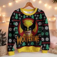 Hooktab Xmas Wolverine Ugly Christmas Sweater