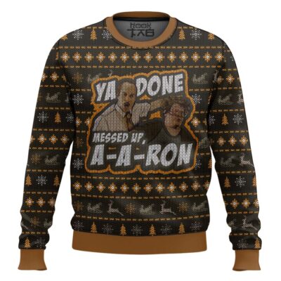 Ya Done Messed Up Aaron Key And Peele Ugly Christmas Sweater