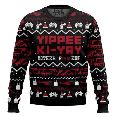 Yippee Ki-Yay Die Hard Ugly Christmas Sweater