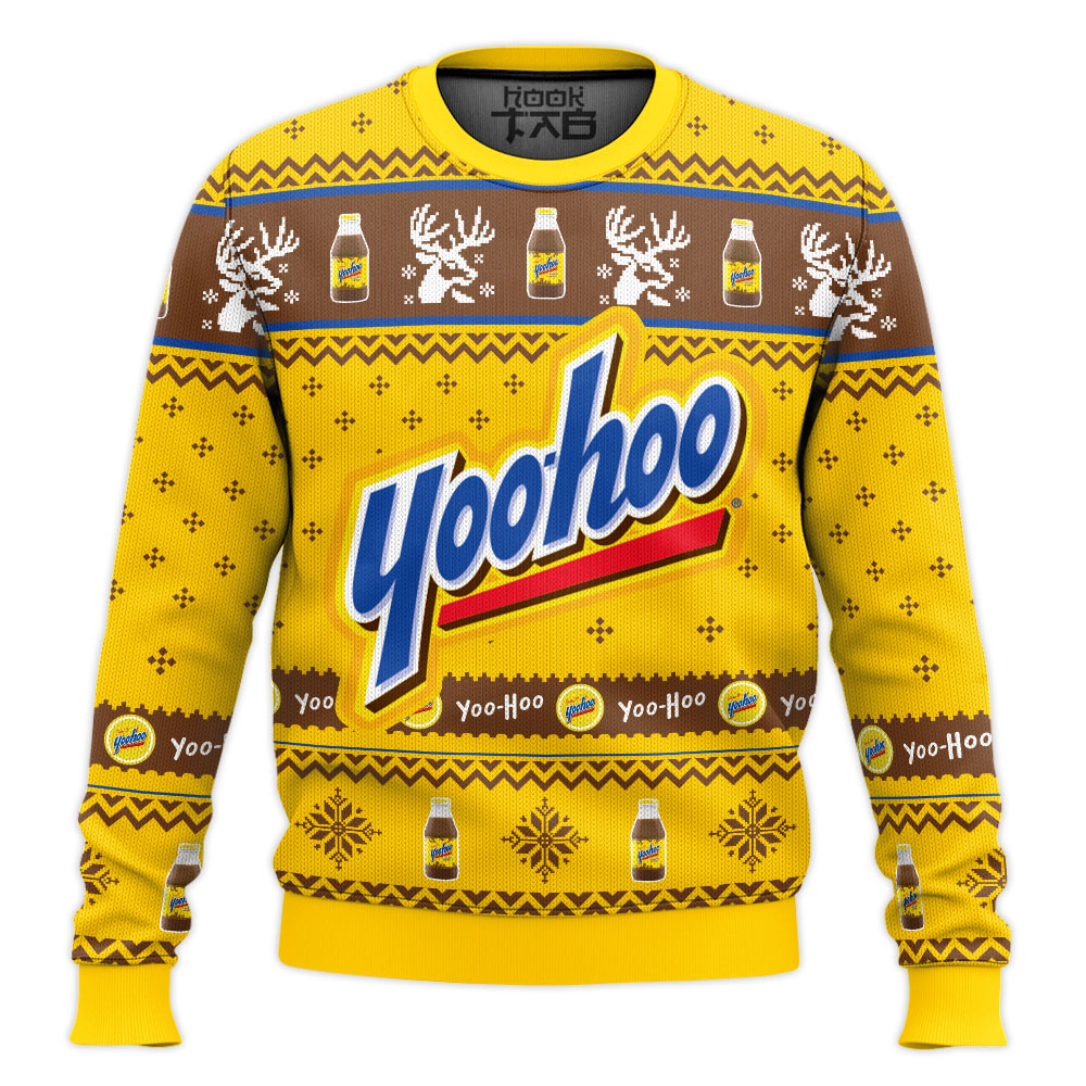Hooktab Yoo-hoo Ugly Christmas Sweater Hooktab Yoo-hoo Ugly Christmas Sweater