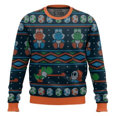 Yoshi Super Mario Ugly Christmas Sweater
