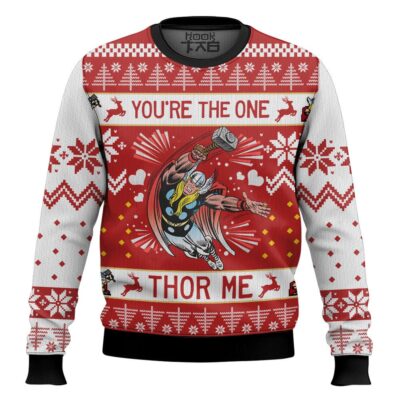 You Are The One Thor Me Marvel Ugly Christmas Sweater