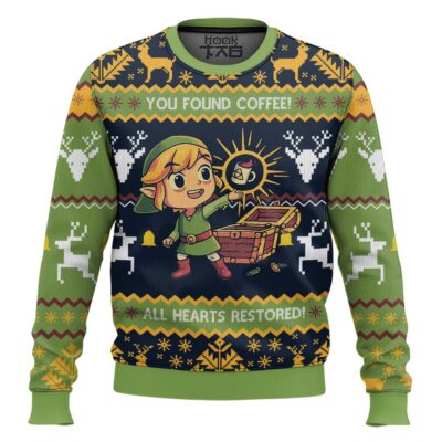 You Found Coffee The Legend Of Zelda Ugly Christmas Sweater