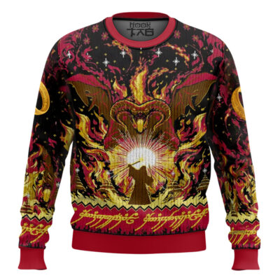 You Shall Not Pass Balrog The Lord Of The Rings Ugly Christmas Sweater