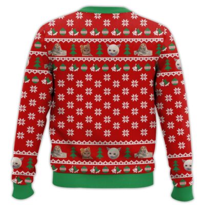 Hooktab Your Makes Me… Cat Vomit Meme Ugly Christmas Sweater