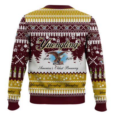 Hooktab Yuengling America’s Oldest Brews Ugly Christmas Sweater