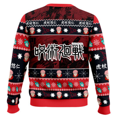 Hooktab Yuji Itadori Jujutsu Kaisen Ugly Sweater