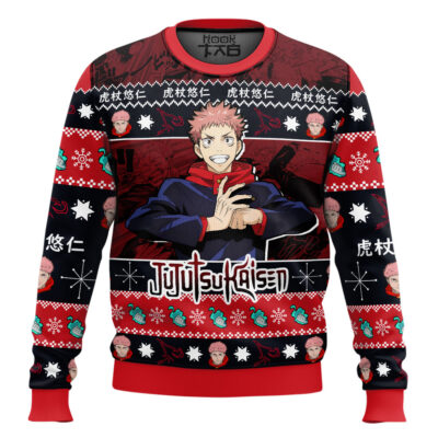 Yuji Itadori Jujutsu Kaisen Ugly Sweater