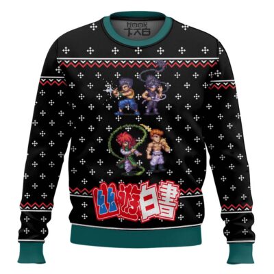 Yuyu Hakusho Ghost Fighter Sprite Ugly Christmas Sweater