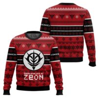 Hooktab Zeon The Gundam Ugly Christmas Sweater