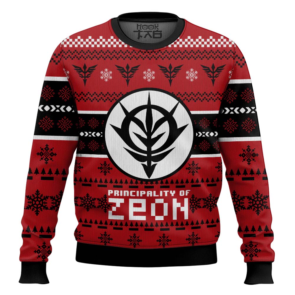 Hooktab Zeon The Gundam Ugly Christmas Sweater Hooktab Zeon The Gundam Ugly Christmas Sweater