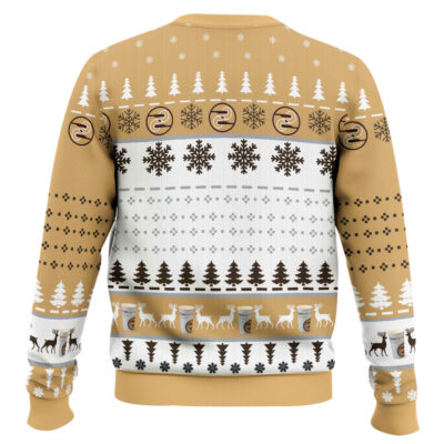 Hooktab Ziggi’s Coffee Ugly Christmas Sweater
