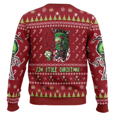 Hooktab Zim Stole Christmas Invader Zim Ugly Christmas Sweater