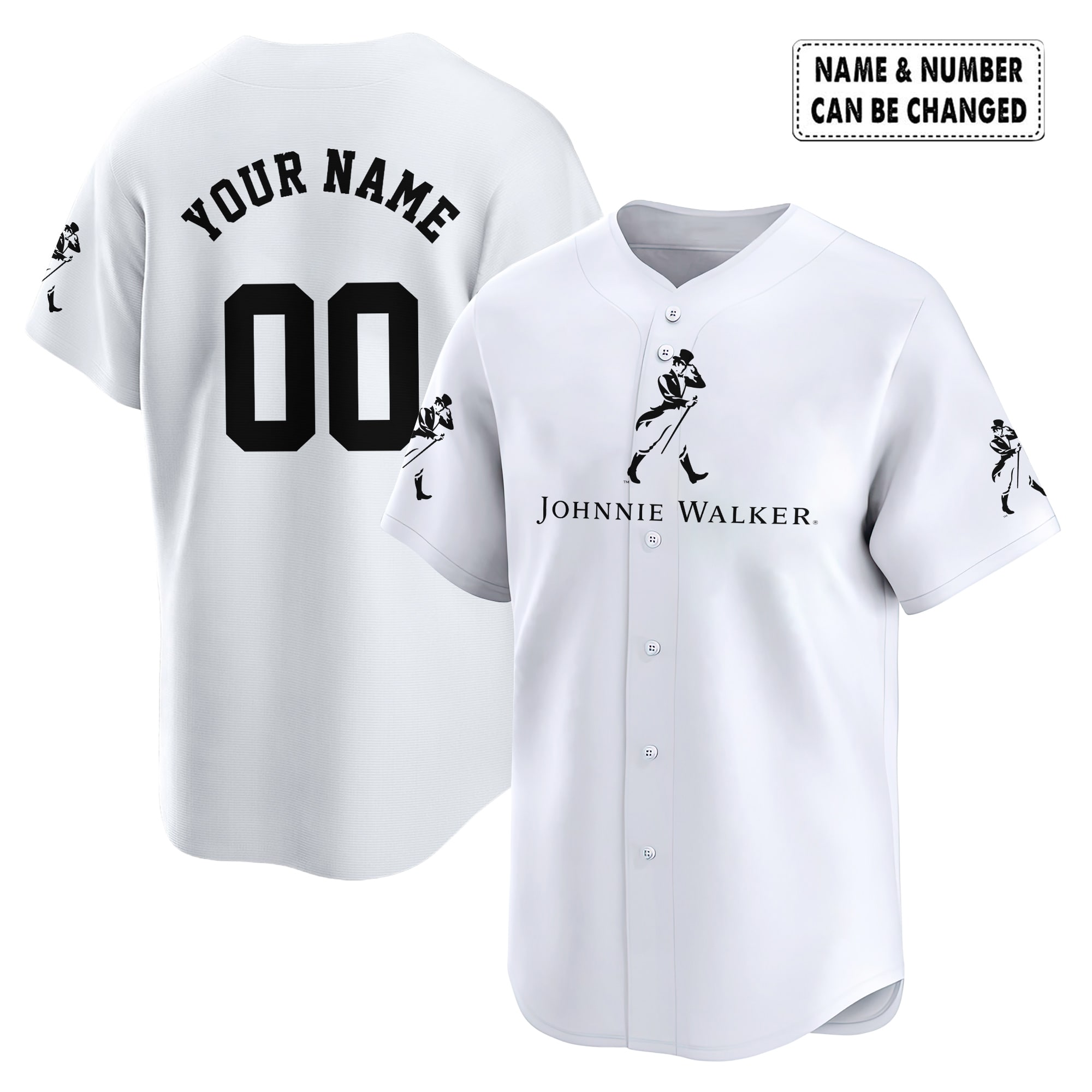 Johnnie Walker Baseball Jersey