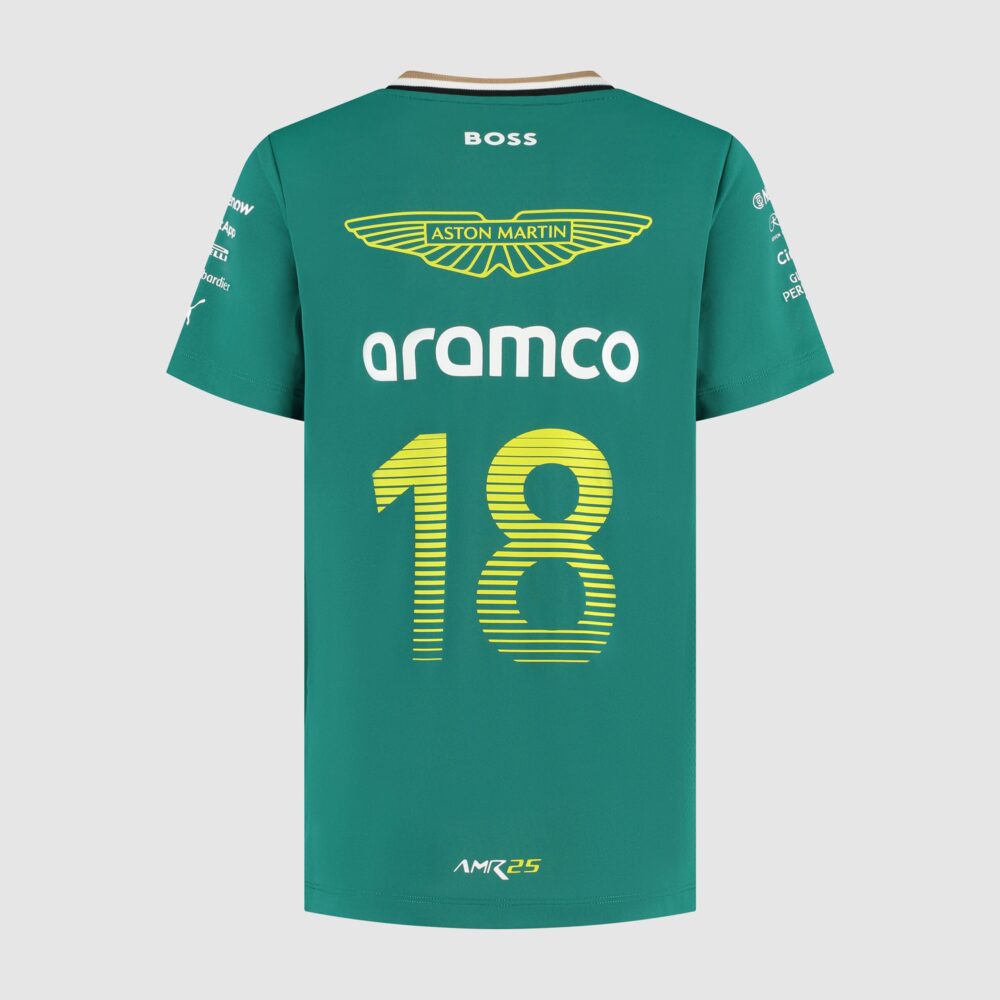 Kids 2025 Lance Stroll Driver T-shirt Kids 2025 Lance Stroll Driver T-shirt