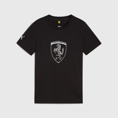 Kids PUMA LS Race Tonal Shield T-shirt