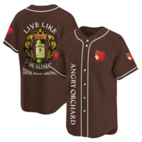 Personalized Angry Orchard Live Like A King Baseball Jersey