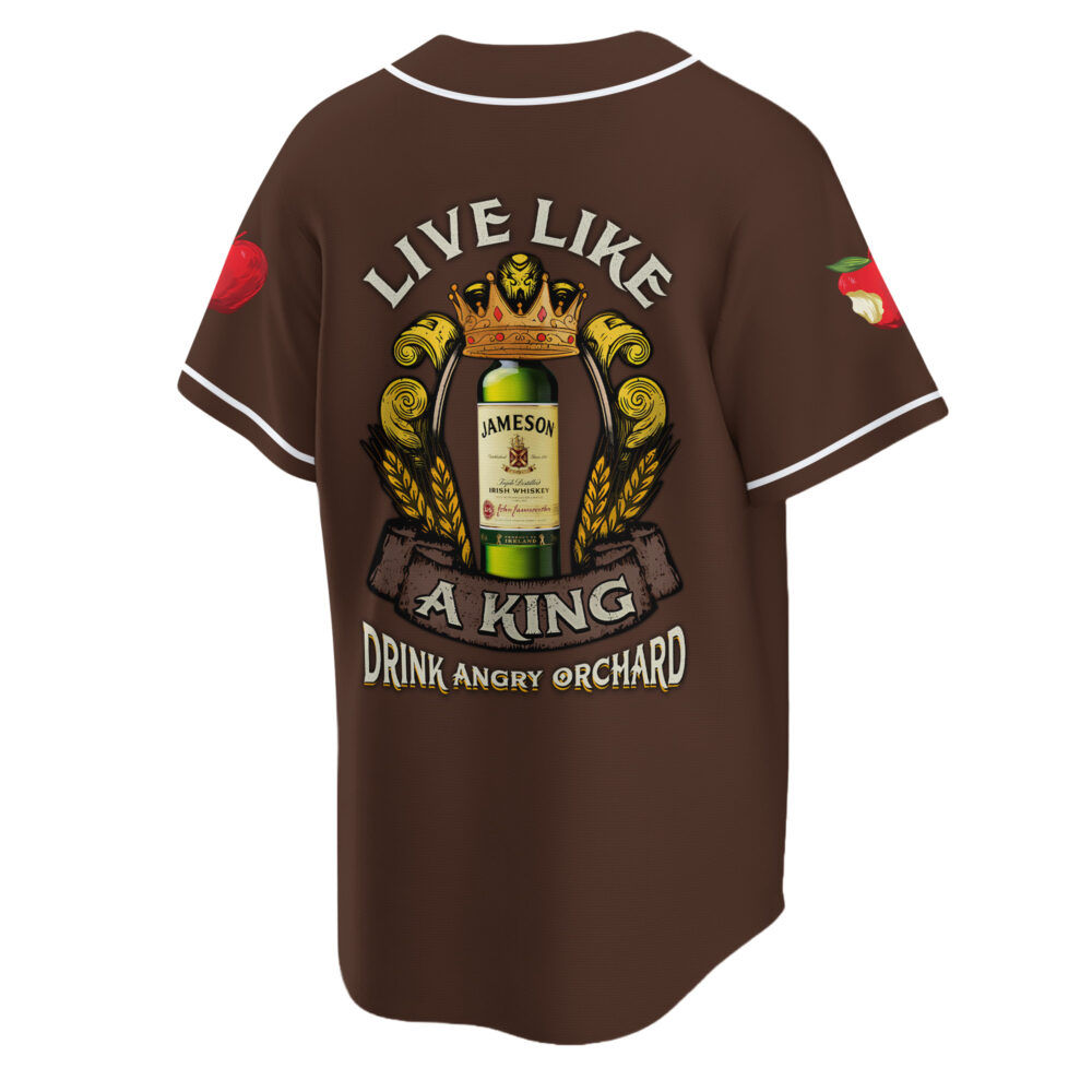 Personalized Angry Orchard Live Like A King Baseball Jersey Personalized Angry Orchard Live Like A King Baseball Jersey
