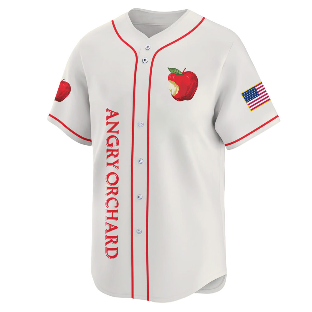 Personalized Angry Orchard USA Flag Baseball Jersey Personalized Angry Orchard USA Flag Baseball Jersey