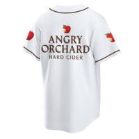 Personalized Angry Orchard White Baseball Jersey