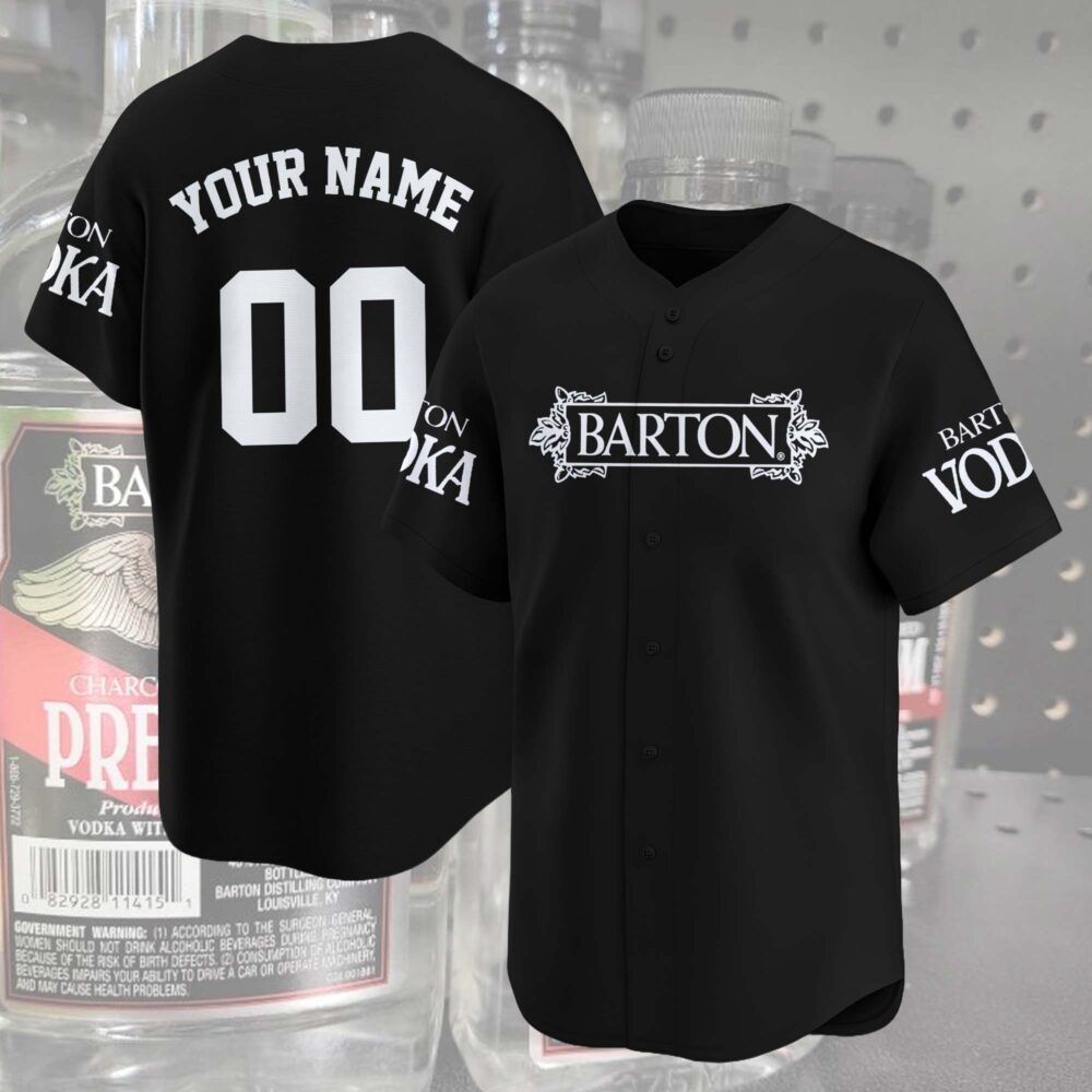 Personalized Barton Baseball Jersey Personalized Barton Baseball Jersey
