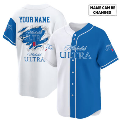 Personalized Basic Michelob Ultra Baseball Jersey