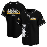 Personalized Black Modelo Negra Beer Baseball Jersey