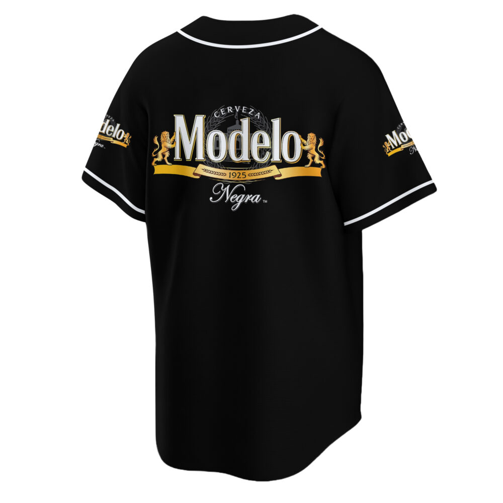 Personalized Black Modelo Negra Beer Baseball Jersey Personalized Black Modelo Negra Beer Baseball Jersey