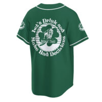 Personalized Buffalo Trace St Patrick's Day Baseball Jersey