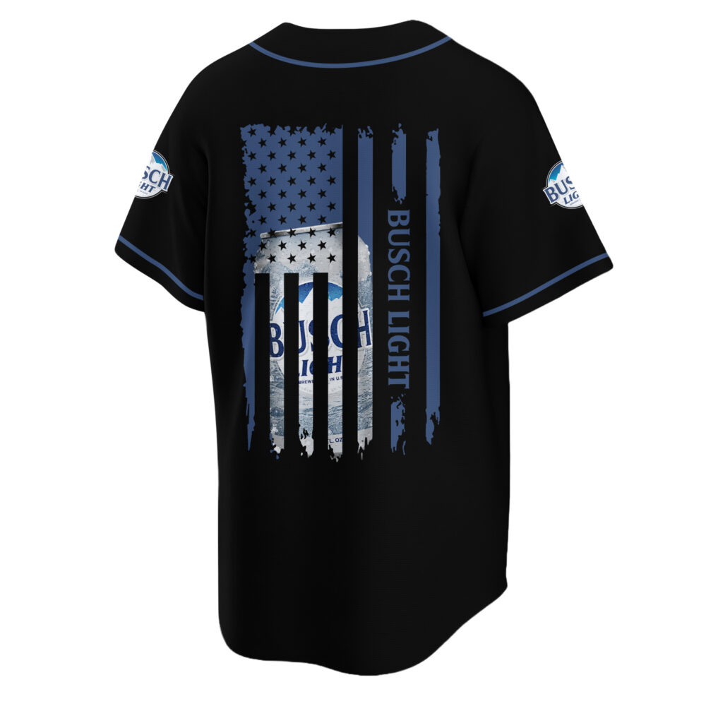 Personalized Busch Light American Flag Baseball Jersey Personalized Busch Light American Flag Baseball Jersey