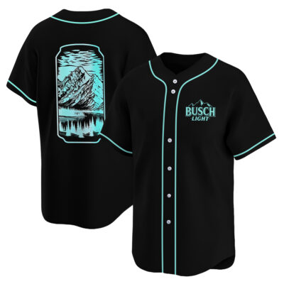 Personalized Busch Light Beer Art Baseball Jersey