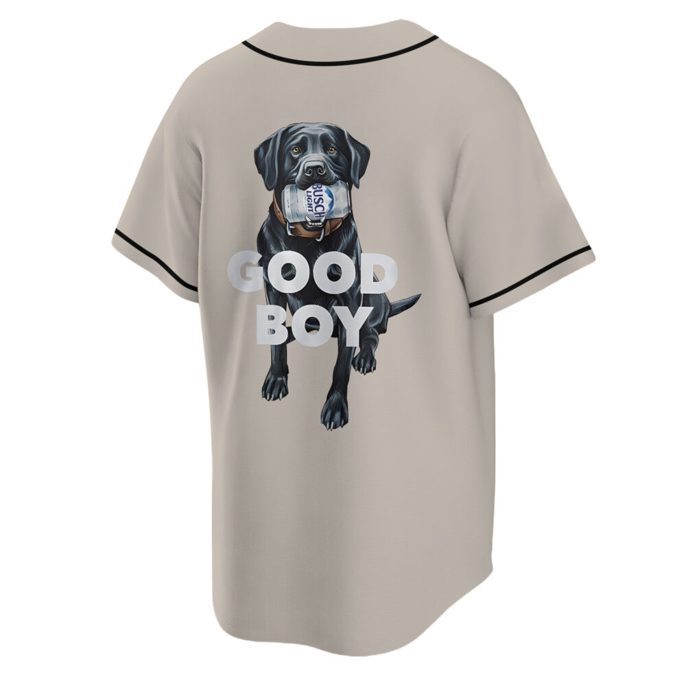 Personalized Busch Light Good Boy Baseball Jersey Personalized Busch Light Good Boy Baseball Jersey