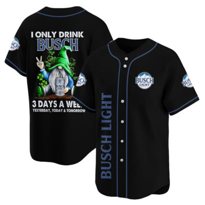 Personalized Busch Light Of Gnome Baseball Jersey