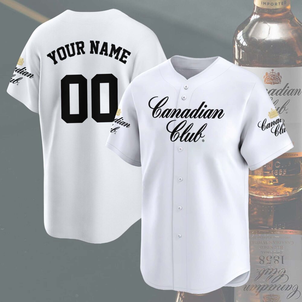 Personalized Canadian Club Baseball Jersey Personalized Canadian Club Baseball Jersey
