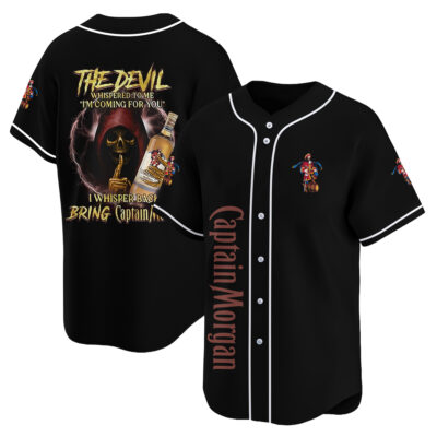 Personalized Captain Morgan Bring From The Devil Baseball Jersey