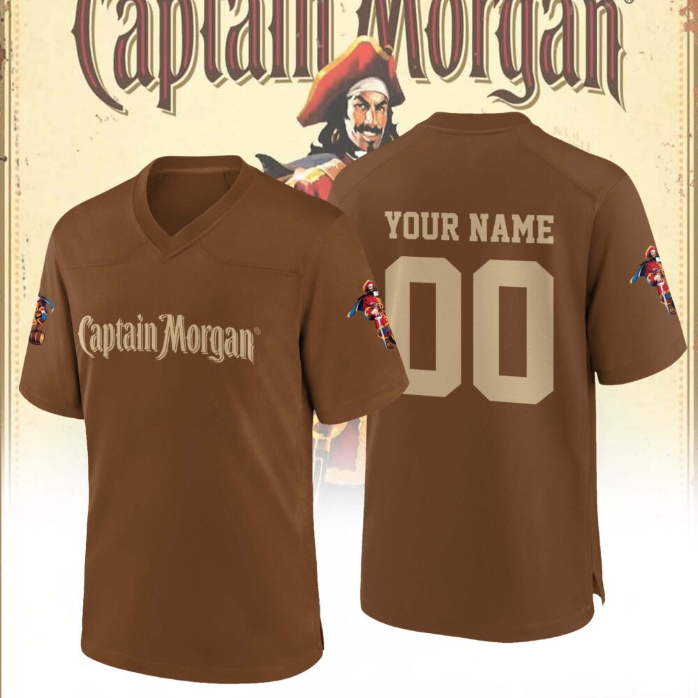 Personalized Captain Morgan Football Jersey Personalized Captain Morgan Football Jersey